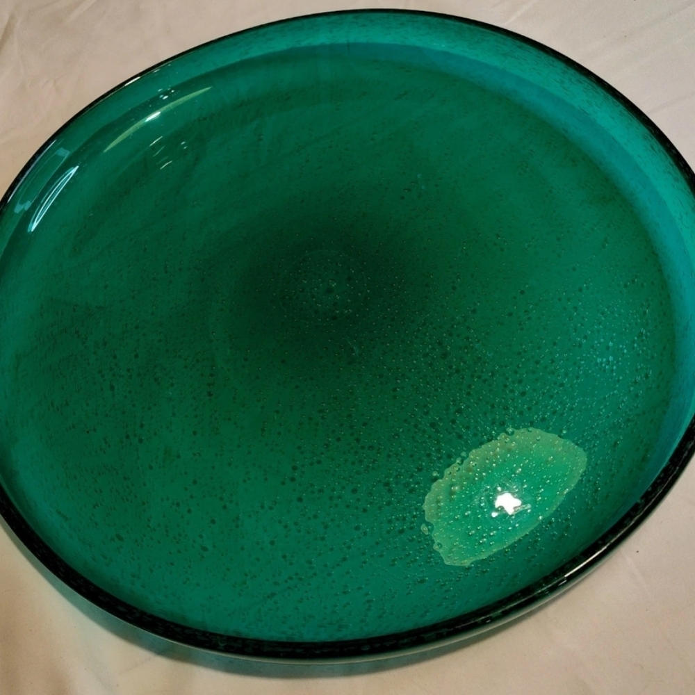 MASSIVE Signed Hadeland Gladverk "Greenland " Platter 1950 Arne Jon Jutrem - Picture 6 of 11